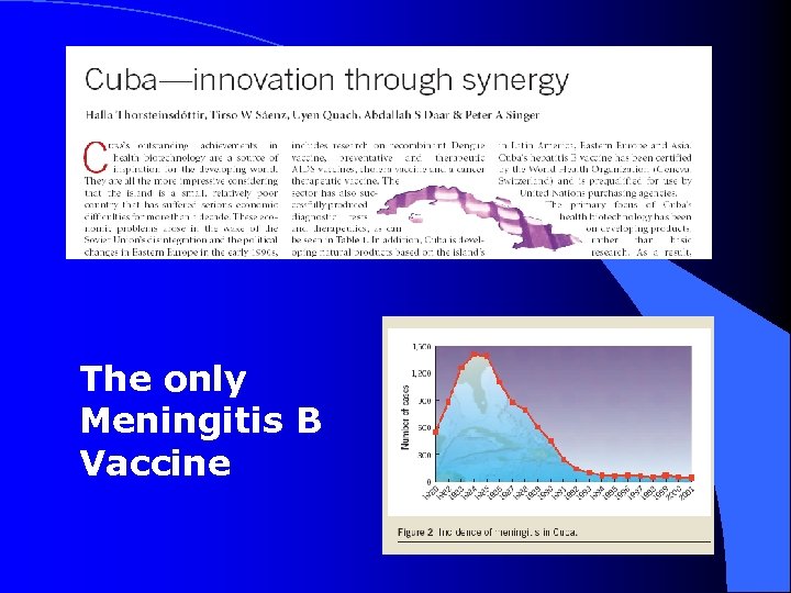 The only Meningitis B Vaccine 