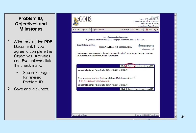 Problem ID, Objectives and Milestones 1. After reading the PDF Document, If you agree