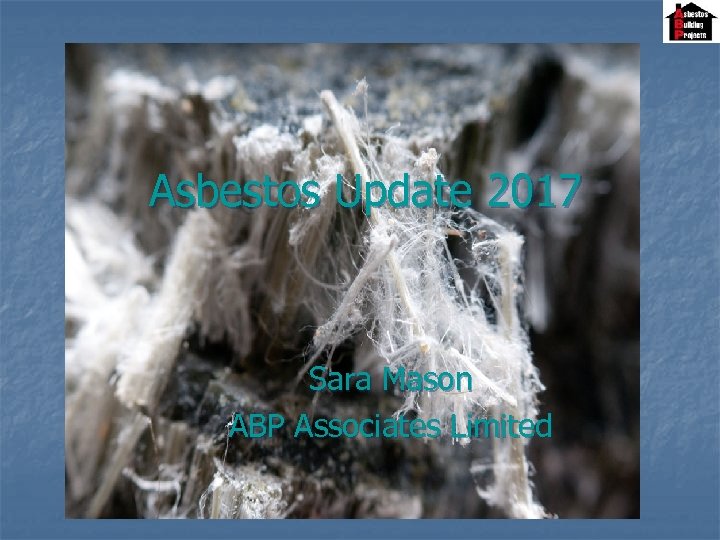 Asbestos Update 2017 Sara Mason ABP Associates Limited 