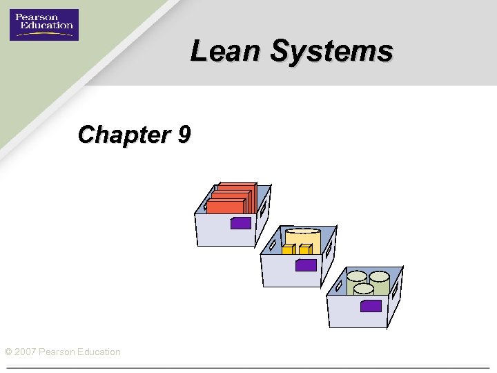 Lean Systems Chapter 9 © 2007 Pearson Education 