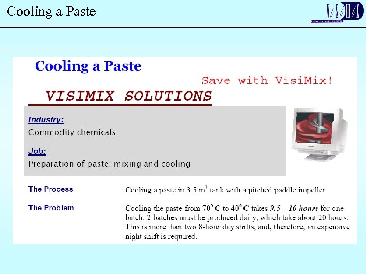 Cooling a Paste 