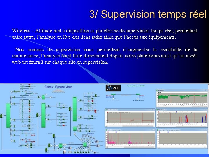 3/ Supervision temps réel Wireless – Altitude met à disposition sa plateforme de supervision