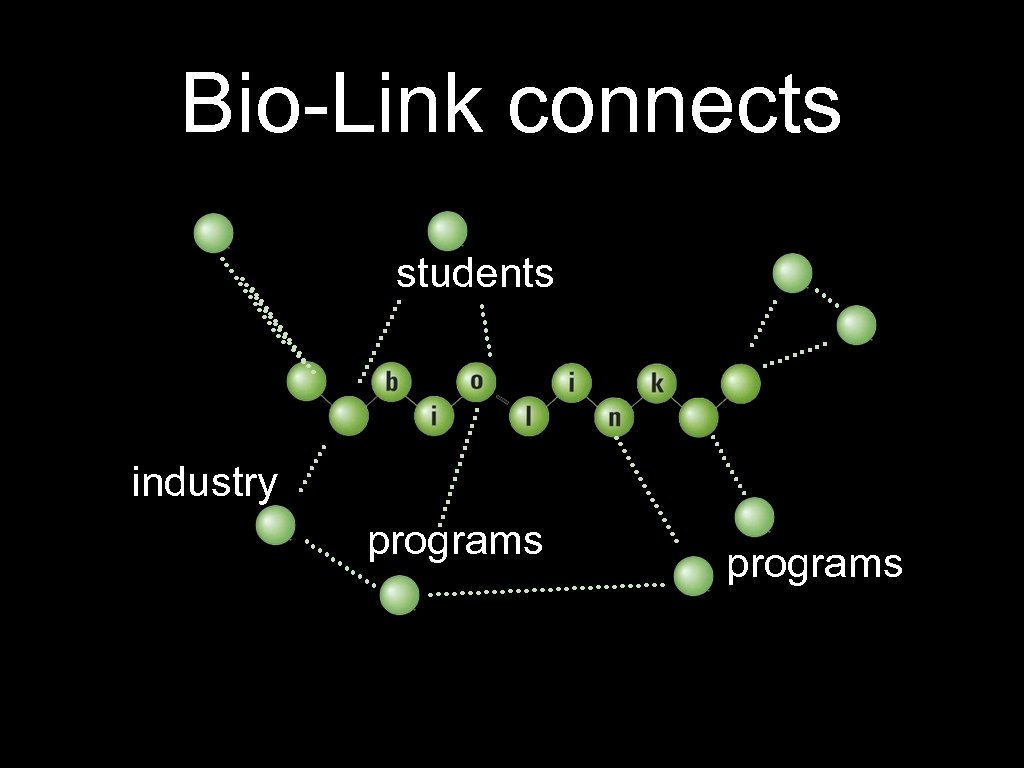 Bio-Link connects students industry programs 