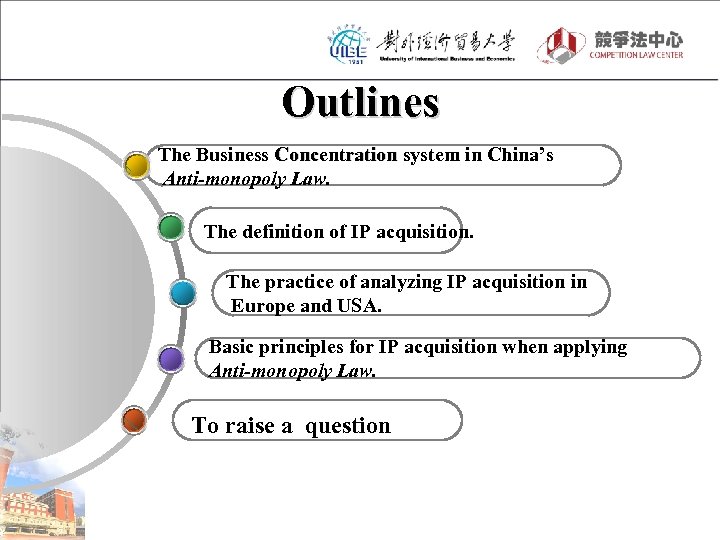 Outlines The Business Concentration system in China’s Anti-monopoly Law. The definition of IP acquisition.