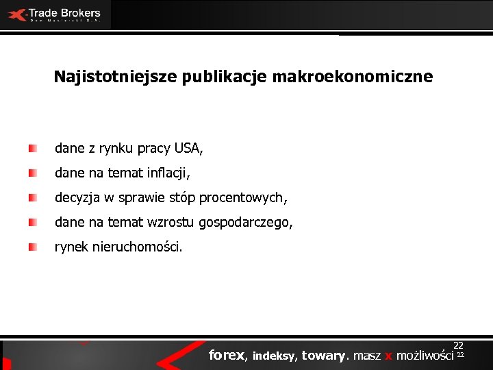 Najistotniejsze publikacje makroekonomiczne dane z rynku pracy USA, dane na temat inflacji, decyzja w