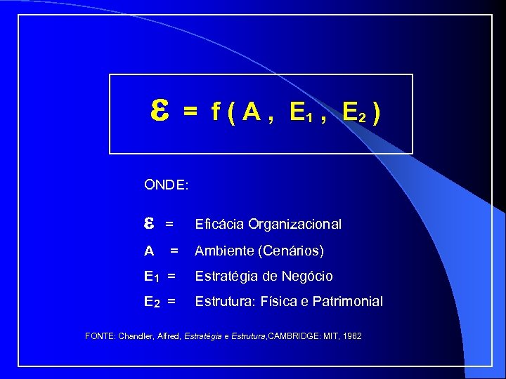  = f ( A , E 1 , E 2 ) ONDE: A