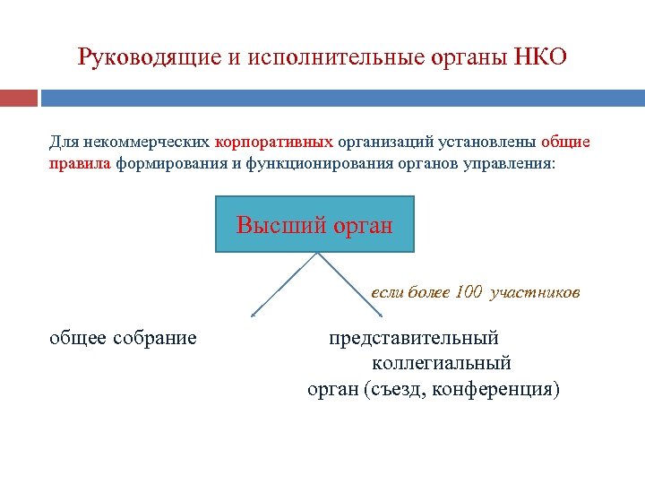 Выберите исполнительный орган. Органы управления некоммерческой организации. Структура органов управления некоммерческой организации. Высший орган управления НКО. Руководящие органы некоммерческой организации.