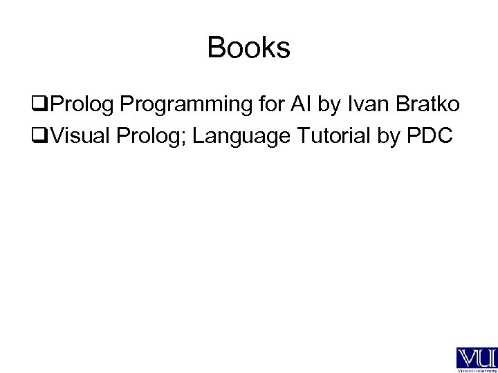 visual prolog tutorial
