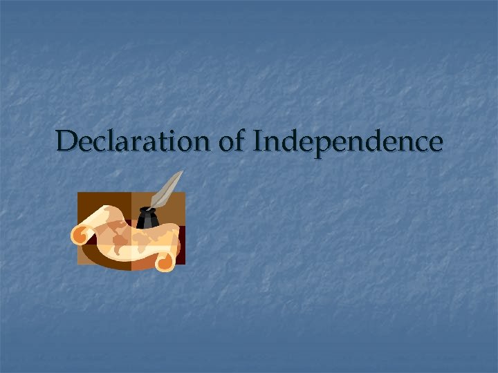 Declaration of Independence 
