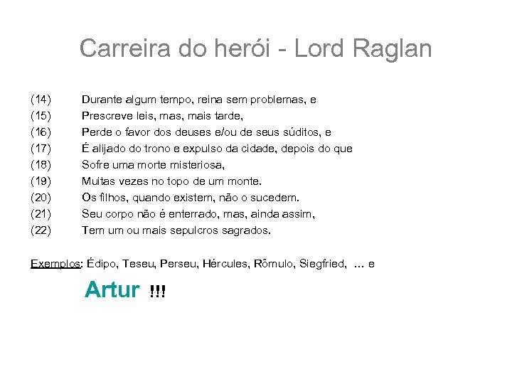 Carreira do herói - Lord Raglan (14) (15) (16) (17) (18) (19) (20) (21)