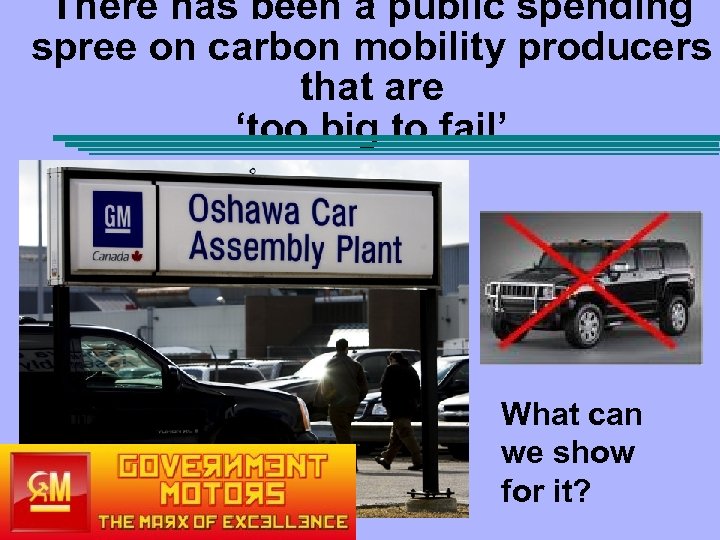There has been a public spending spree on carbon mobility producers that are ‘too