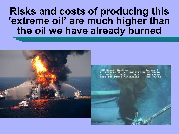 Risks and costs of producing this ‘extreme oil’ are much higher than the oil