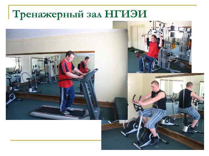 Тренажерный зал НГИЭИ 