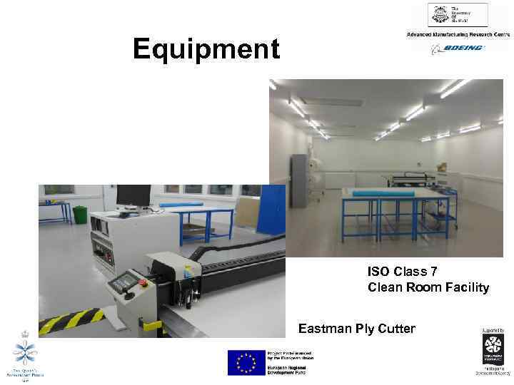 Equipment ISO Class 7 Clean Room Facility Eastman Ply Cutter 