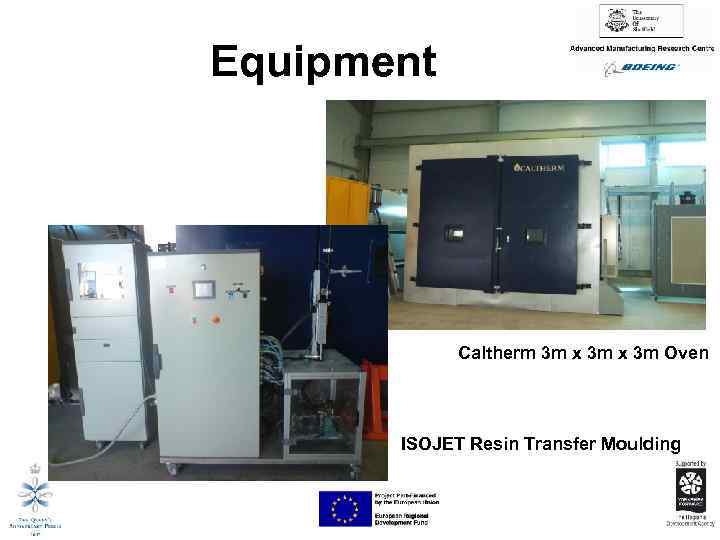 Equipment Caltherm 3 m x 3 m Oven ISOJET Resin Transfer Moulding 