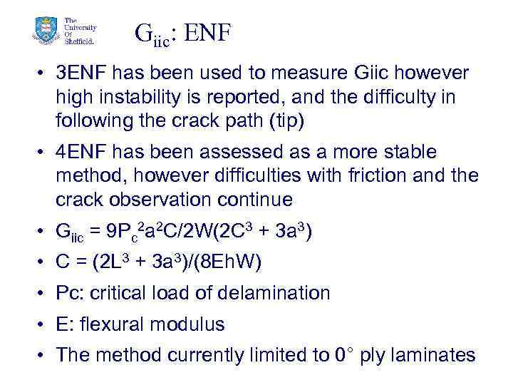 Giic: ENF • 3 ENF has been used to measure Giic however high instability