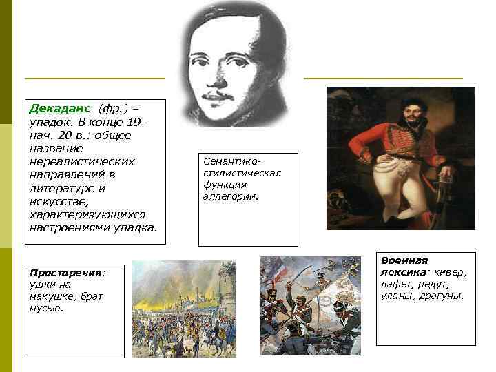 Декаданс (фр. ) – упадок. В конце 19 нач. 20 в. : общее название