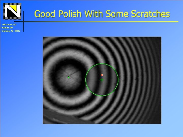 Good Polish With Some Scratches 2540 Route 130 Building 100 Cranbury, NJ 08512 