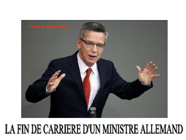 Thomas de Maizière 