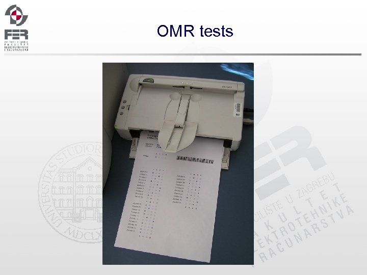 OMR tests 
