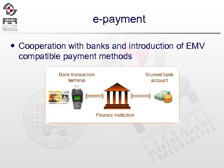 e-payment Cooperation with banks and introduction of EMV compatible payment methods 
