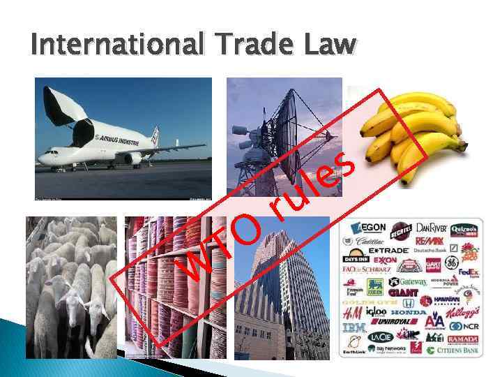 International Trade Law W O T u r s le 