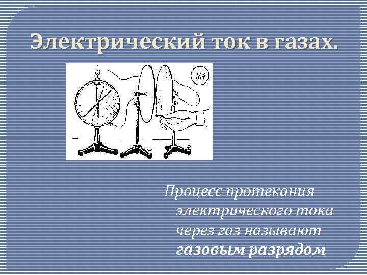 Презентация по физике электрический ток в газах