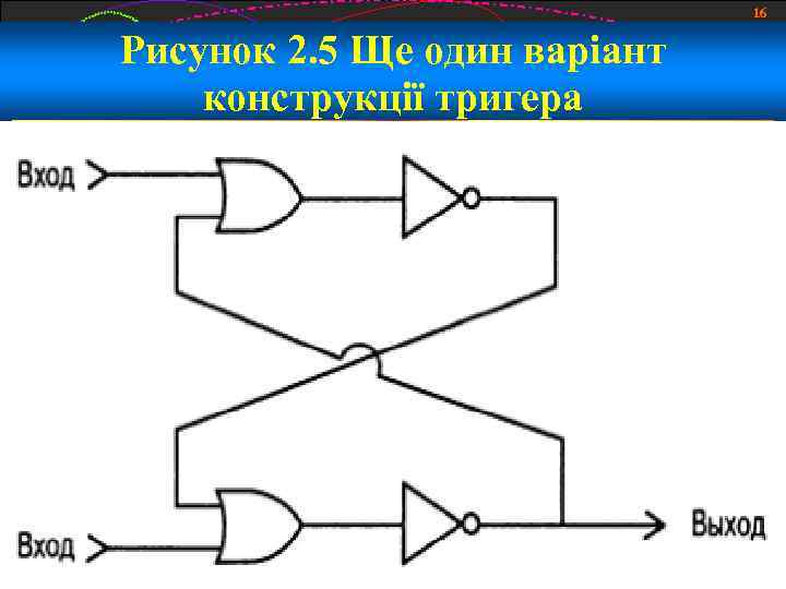 16 Рисунок 2. 5 Ще один варіант конструкції тригера 