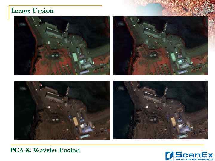 Image Fusion PCA & Wavelet Fusion 