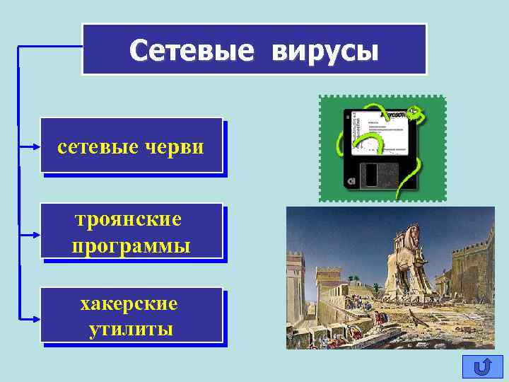 Сетевые вирусы сетевые черви троянские программы хакерские утилиты 