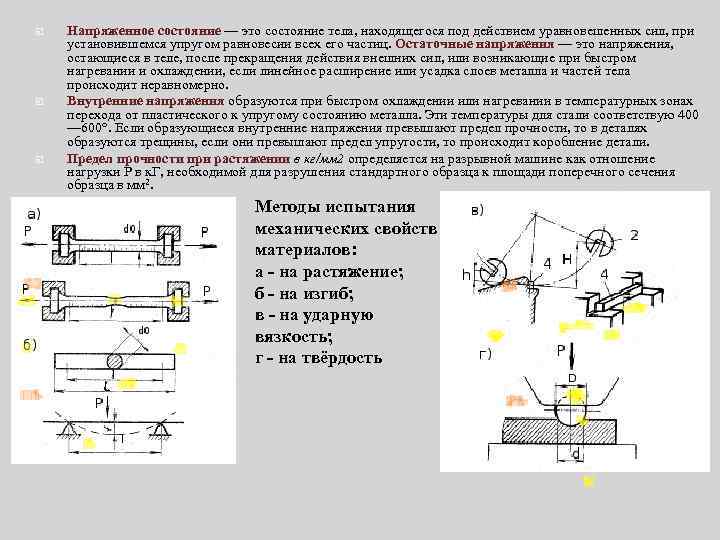  Напряженное состояние — это состояние тела, находящегося под действием уравновешенных сил, при установившемся