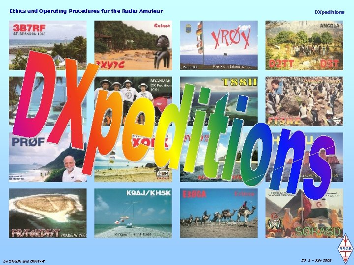 Ethics and Operating Procedures for the Radio Amateur by ON 4 UN and ON