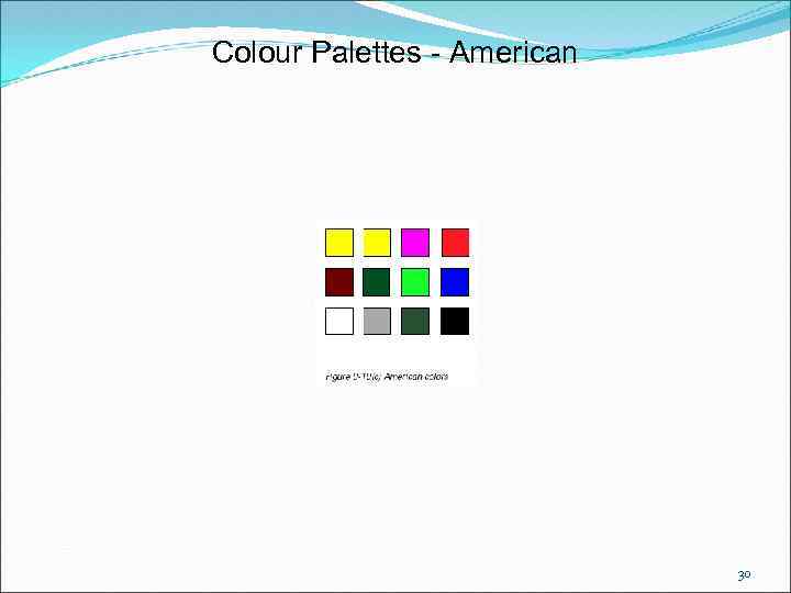 Colour Palettes - American 30 