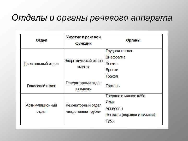 Определить структуру речи