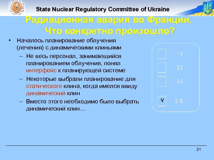 State Nuclear Regulatory Committee of Ukraine Радиационная авария во Франции. Что конкретно произошло? •