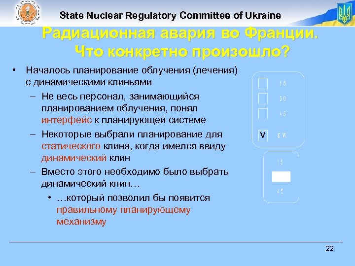 State Nuclear Regulatory Committee of Ukraine Радиационная авария во Франции. Что конкретно произошло? •