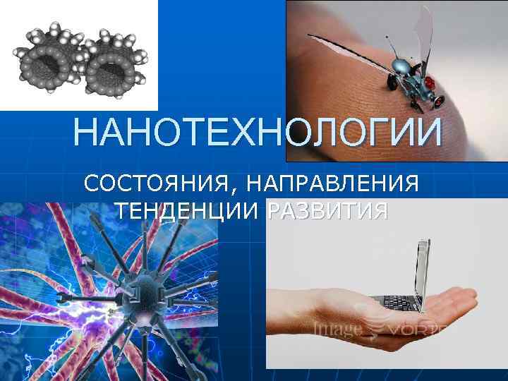 НАНОТЕХНОЛОГИИ СОСТОЯНИЯ, НАПРАВЛЕНИЯ ТЕНДЕНЦИИ РАЗВИТИЯ 