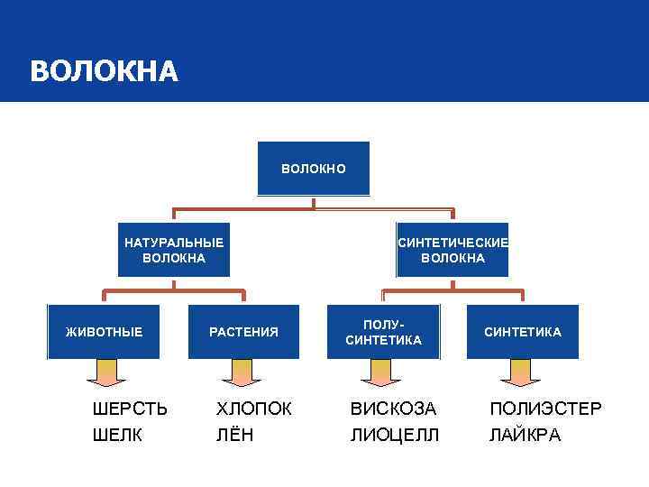 ВОЛОКНА ВОЛОКНО НАТУРАЛЬНЫЕ ВОЛОКНА ЖИВОТНЫЕ ШЕРСТЬ ШЕЛК РАСТЕНИЯ ХЛОПОК ЛЁН СИНТЕТИЧЕСКИЕ ВОЛОКНА ПОЛУСИНТЕТИКА ВИСКОЗА