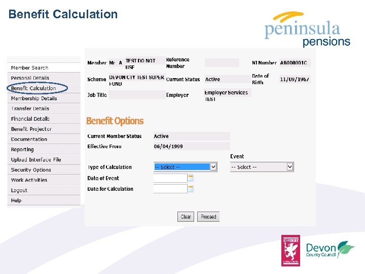 Benefit Calculation 