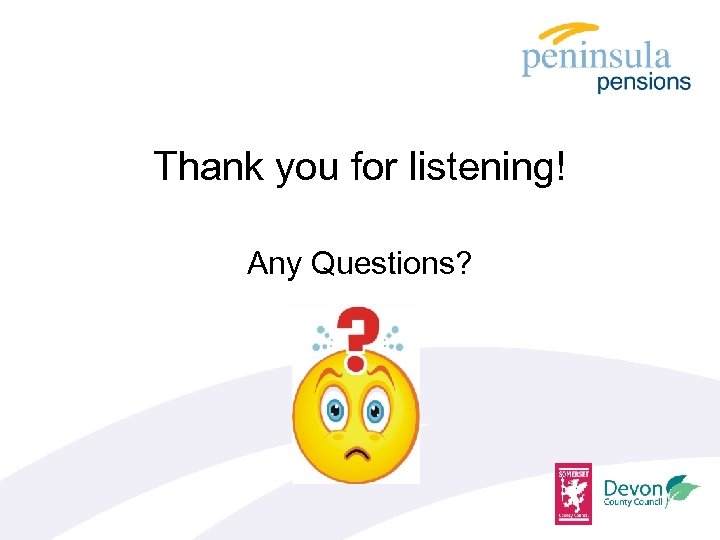 Thank you for listening! Any Questions? 