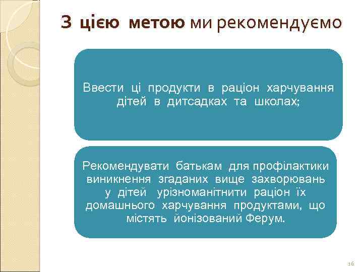 З цією метою ми рекомендуємо Ввести ці продукти в раціон харчування дітей в дитсадках