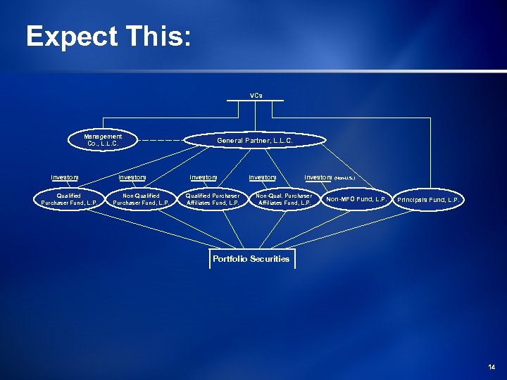 Expect This: VCs Management Co. , L. L. C. Investors Qualified Purchaser Fund, L.