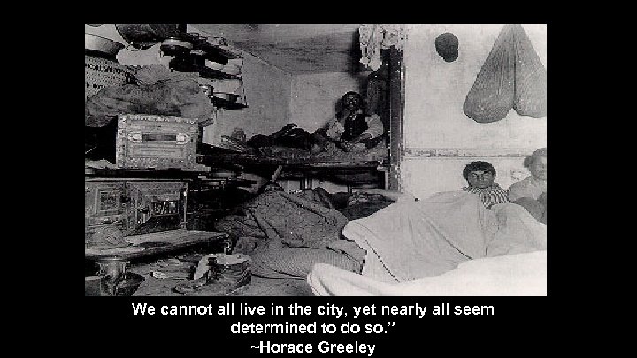 We cannot all live in the city, yet nearly all seem determined to do