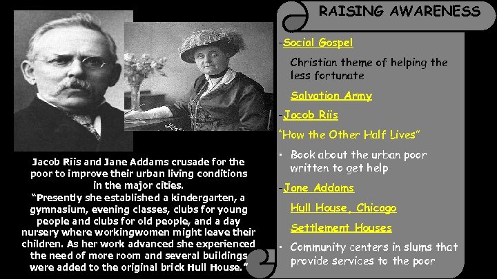 RAISING AWARENESS -Social Gospel Christian theme of helping the less fortunate Salvation Army -Jacob