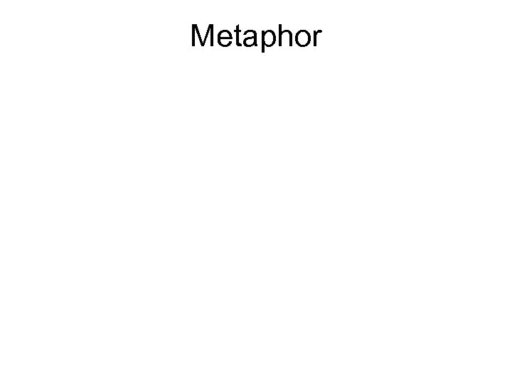Metaphor 