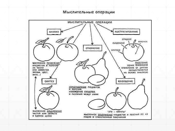 Мыслительные операции 