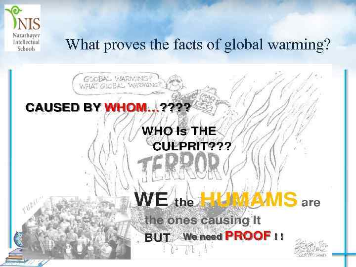 What proves the facts of global warming? 