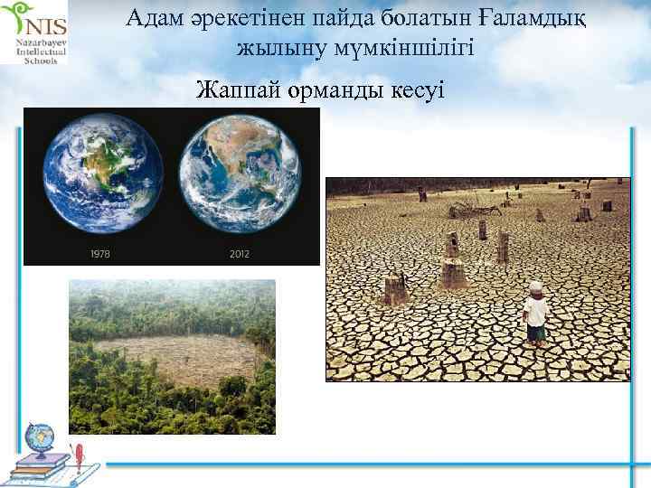 Адам әрекетінен пайда болатын Ғаламдық жылыну мүмкіншілігі Жаппай орманды кесуі 