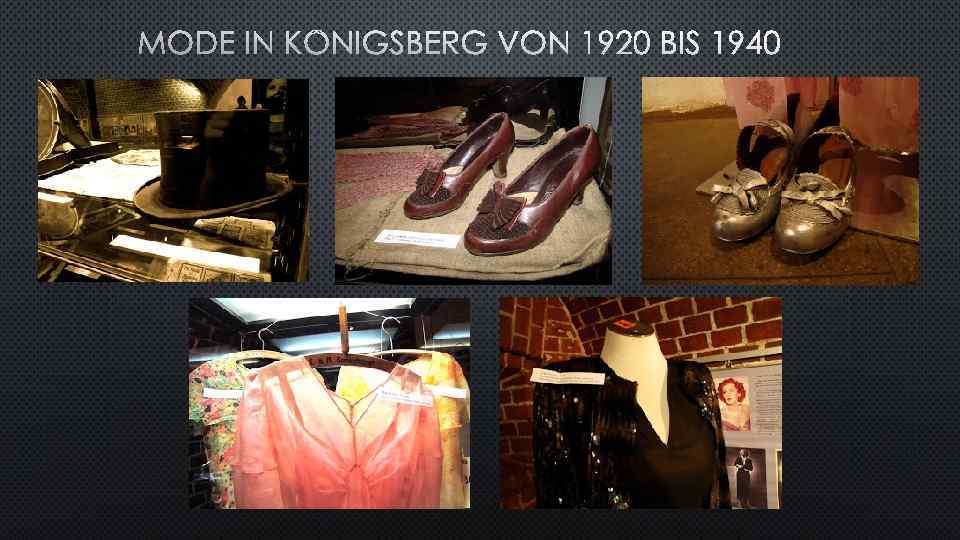 MODE IN KÖNIGSBERG VON 1920 BIS 1940 