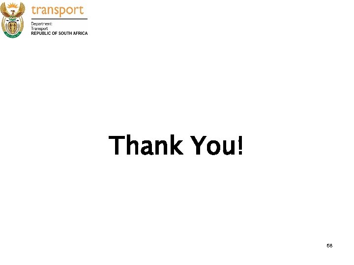 Thank You! 68 
